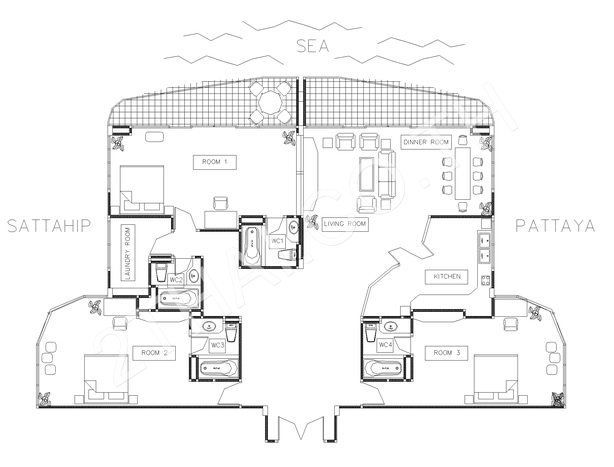 Ocean Marina Yacht Club, พัทยา, นาจอมเทียน - photo, price, location map
