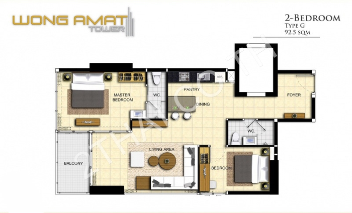 Wong Amat Tower, พัทยา, พัทยาเหนือ - photo, price, location map