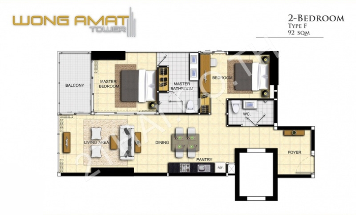 Wong Amat Tower, พัทยา, พัทยาเหนือ - photo, price, location map
