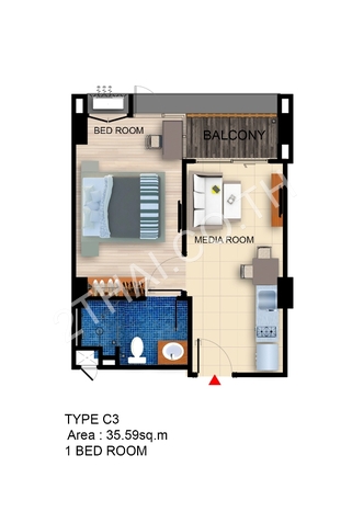 De Amber Condo Bang Saray, พัทยา, บางเสร่ - photo, price, location map