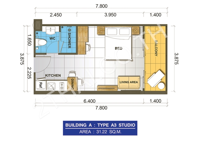 Whale Marina Condo Pattaya, พัทยา, นาจอมเทียน - photo, price, location map