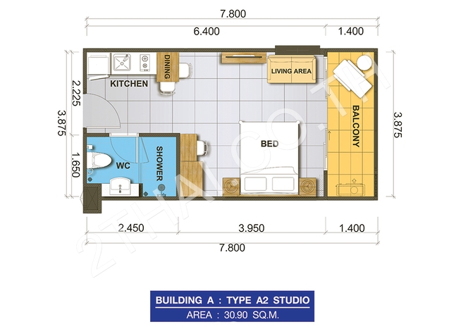 Whale Marina Condo Pattaya, พัทยา, นาจอมเทียน - photo, price, location map