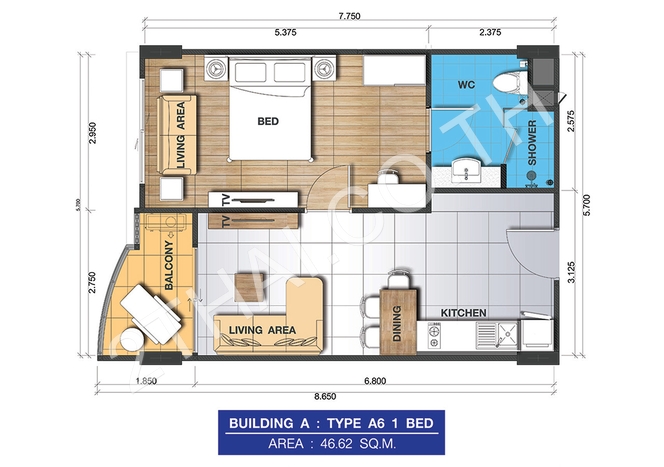 Whale Marina Condo Pattaya, พัทยา, นาจอมเทียน - photo, price, location map