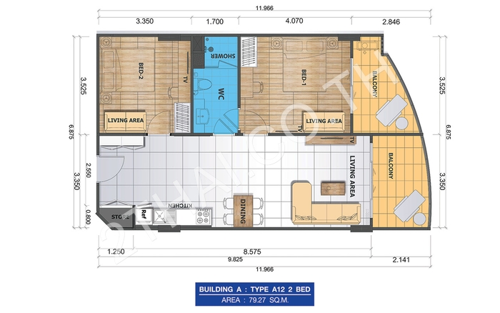 Whale Marina Condo Pattaya, พัทยา, นาจอมเทียน - photo, price, location map