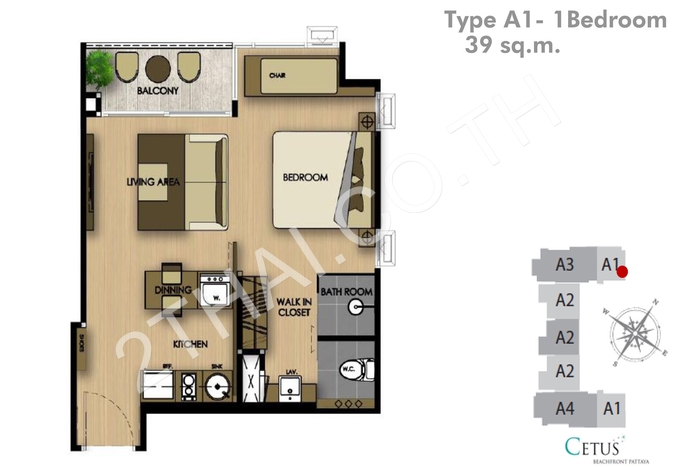 Cetus Beachfront, พัทยา, จอมเทียน - photo, price, location map