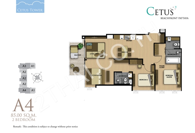Cetus Beachfront, พัทยา, จอมเทียน - photo, price, location map