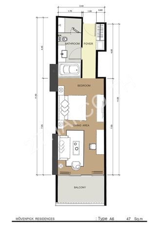 Mövenpick Residences Pattaya, พัทยา, นาจอมเทียน - photo, price, location map