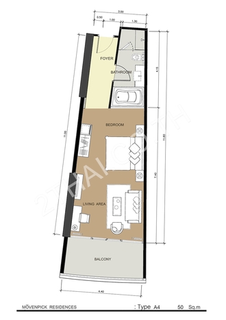 Mövenpick Residences Pattaya, พัทยา, นาจอมเทียน - photo, price, location map
