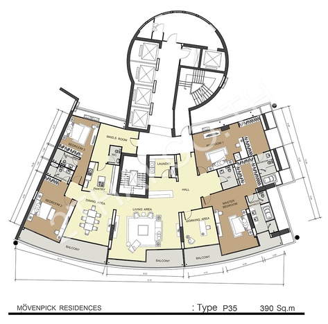 Mövenpick Residences Pattaya, พัทยา, นาจอมเทียน - photo, price, location map