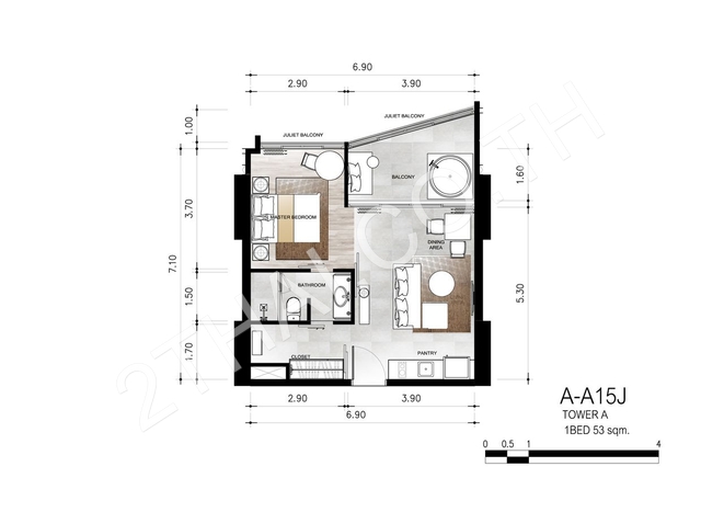 Sixth Element Na Jomtien, พัทยา, นาจอมเทียน - photo, price, location map