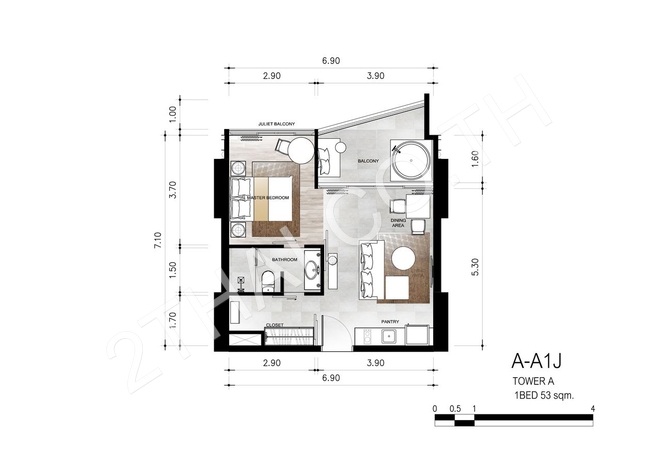 Sixth Element Na Jomtien, พัทยา, นาจอมเทียน - photo, price, location map