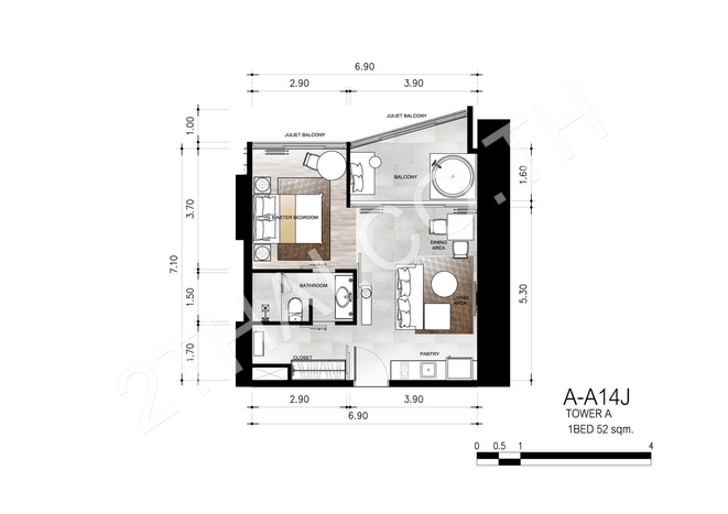 Sixth Element Na Jomtien, พัทยา, นาจอมเทียน - photo, price, location map