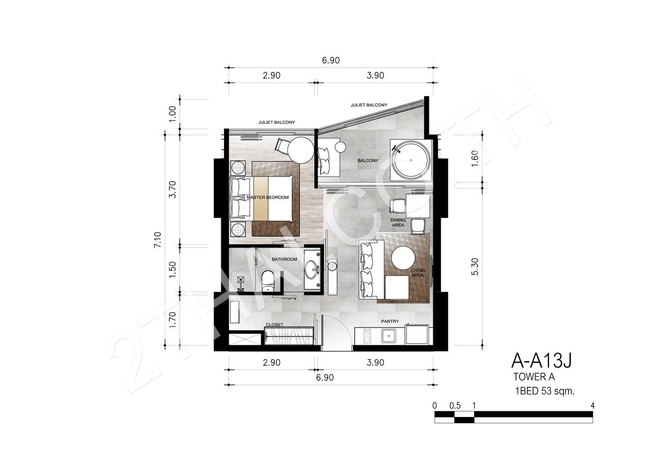 Sixth Element Na Jomtien, พัทยา, นาจอมเทียน - photo, price, location map