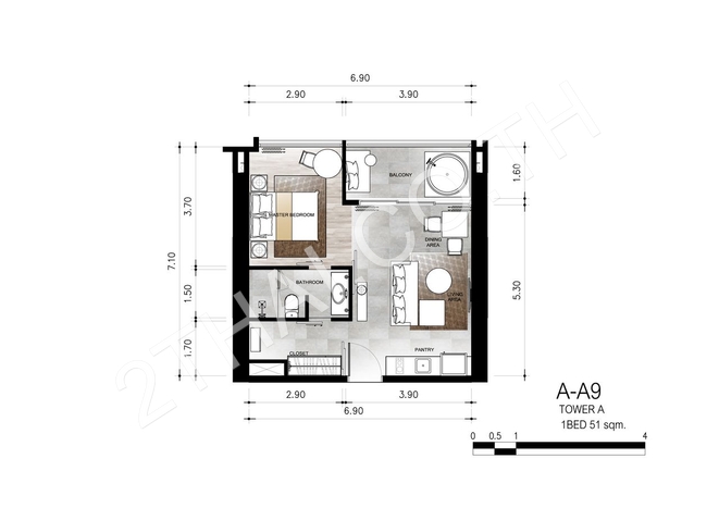 Sixth Element Na Jomtien, พัทยา, นาจอมเทียน - photo, price, location map