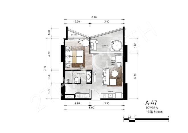 Sixth Element Na Jomtien, พัทยา, นาจอมเทียน - photo, price, location map