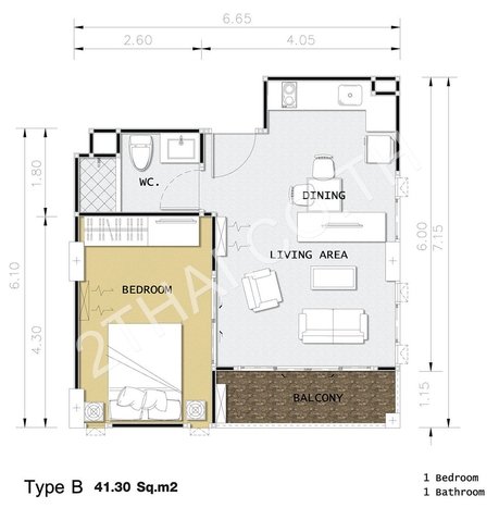 Estanan Condo, พัทยา, พระตำหนัก - photo, price, location map
