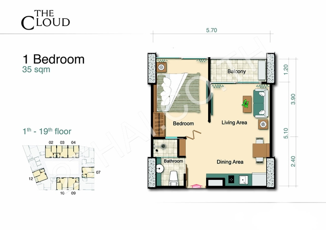 The Cloud, พัทยา, พระตำหนัก - photo, price, location map