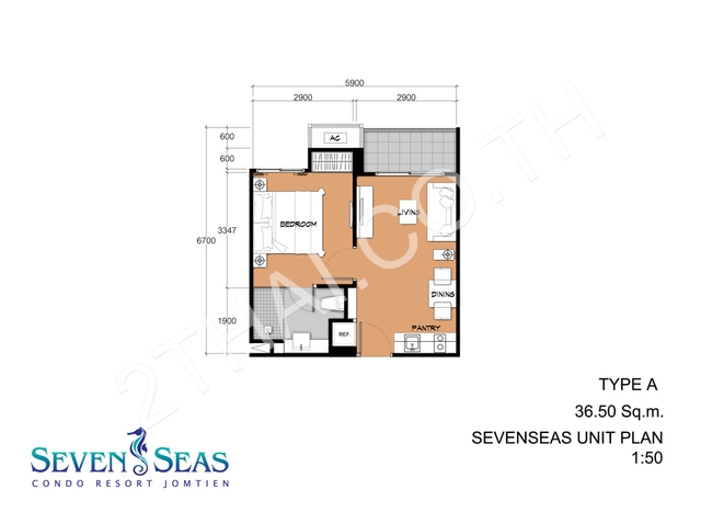 Seven Seas Jomtien, พัทยา, จอมเทียน - photo, price, location map