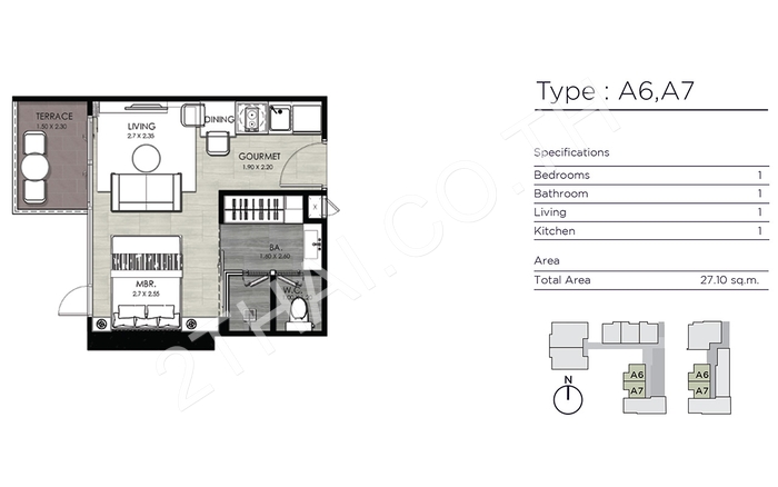 Andromeda Condominium, พัทยา, พระตำหนัก - photo, price, location map