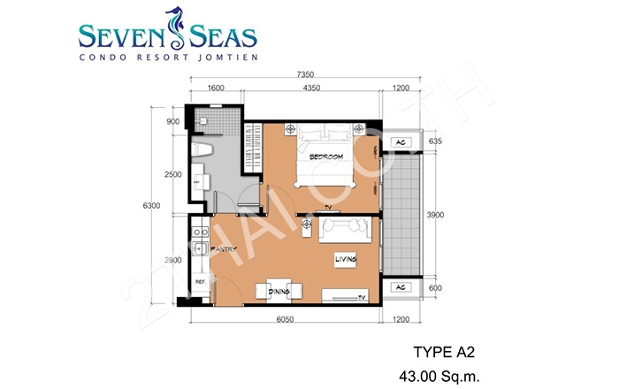 Seven Seas Jomtien, พัทยา, จอมเทียน - photo, price, location map