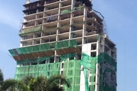 The Peak Towers - construction site photos