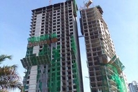 The Peak Towers - construction site photos