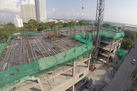 Beach 7 Condominium - photos of construction site