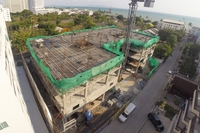 Beach 7 Condominium - photos of construction site