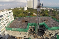 Beach 7 Condominium - photos of construction site
