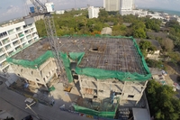Beach 7 Condominium - photos of construction site