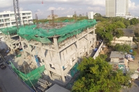 Beach 7 Condominium - photos of construction site