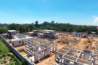 Mountain Village - aerial photos of construction