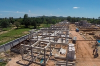 Mountain Village - aerial photos of construction