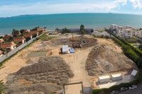Centara Grand Residence - construction site aerial photos