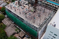 Beach 7 Condominium - photos of construction site