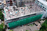 Beach 7 Condominium - photos of construction site