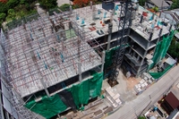 Beach 7 Condominium - photos of construction site