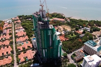 The Peak Towers - construction site photos
