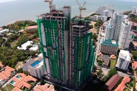 The Peak Towers - construction site photos