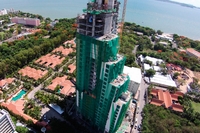 The Peak Towers - construction site photos