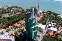 The Peak Towers - construction site photos