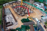 Dusit Grand Condo View - progress of construction