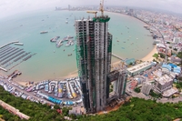 Waterfront Suites & Residences - construction progress