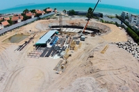 Centara Grand Residence - construction site aerial photos