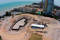 Centara Grand Residence - construction site aerial photos