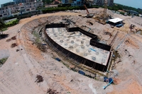 Centara Grand Residence - construction site aerial photos