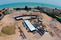 Centara Grand Residence - construction site aerial photos