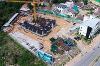 Dusit Grand Condo View - progress of construction