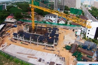 Dusit Grand Condo View - progress of construction