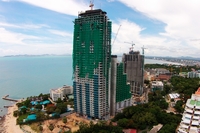 The Palm Wongamat - construction site photos